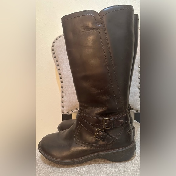 Ugg Rosen Espresso boots, women, size 8, 100% leather I very good condition. - Picture 1 of 9